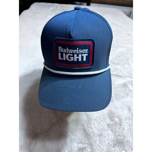 Budweiser Light trucker blue hat one size - Picture 1 of 5